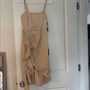 BNWT Champagne Midi Lulu Dress
